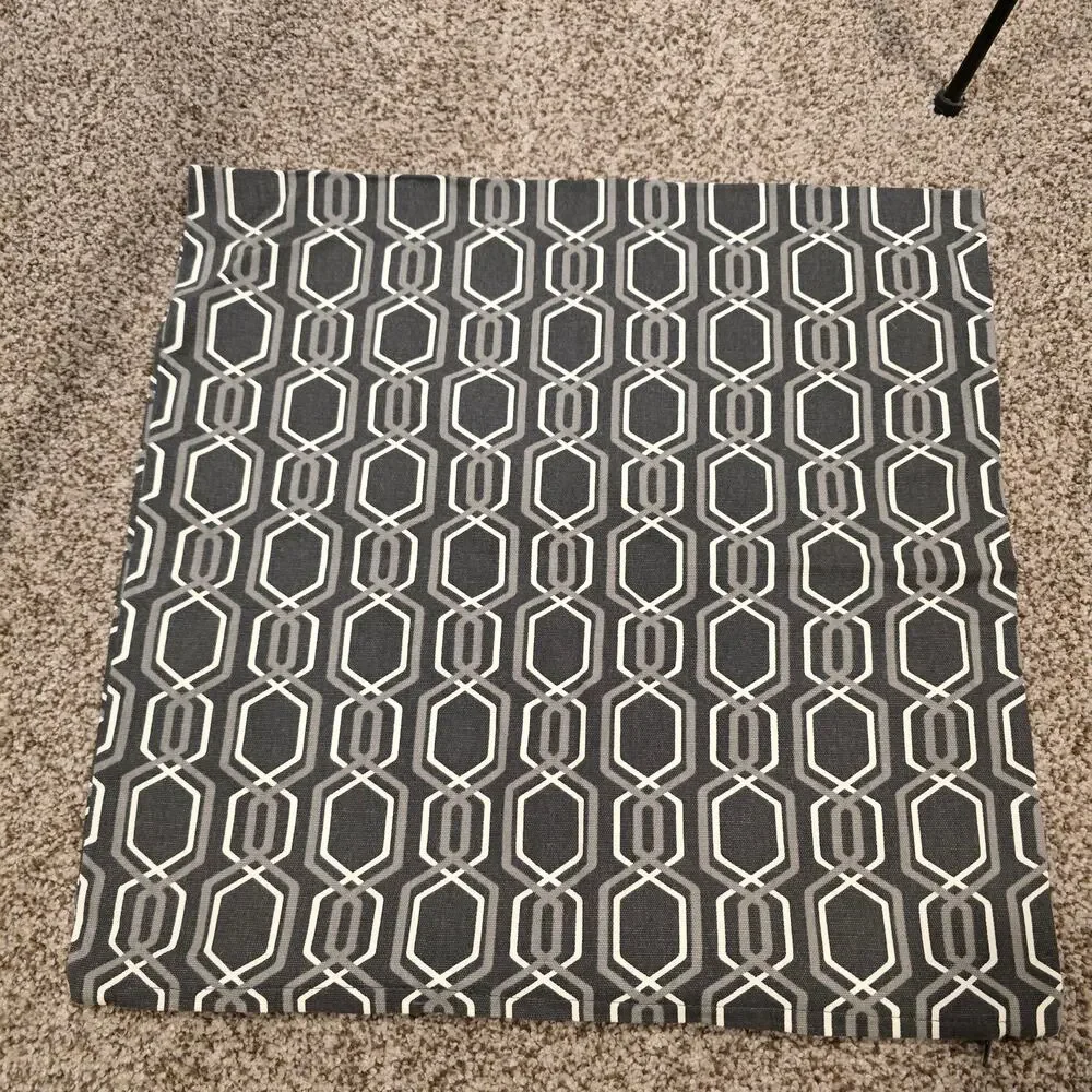 Bundle of 3 - IKEA Gray Patterned JATTEPOPPEL 20x20